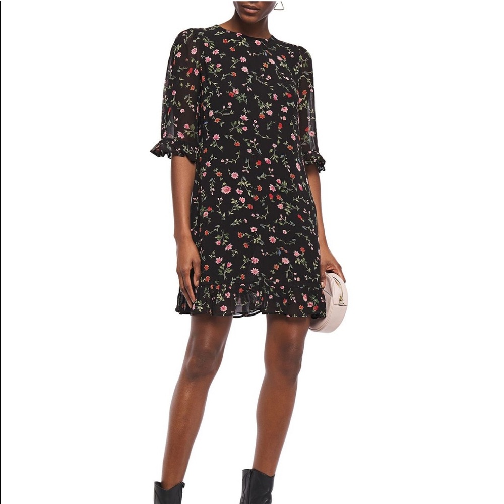Ganni  elm georgette dress